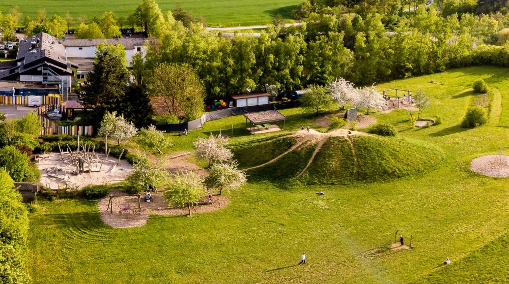 Luftaufnahme Spielplatz