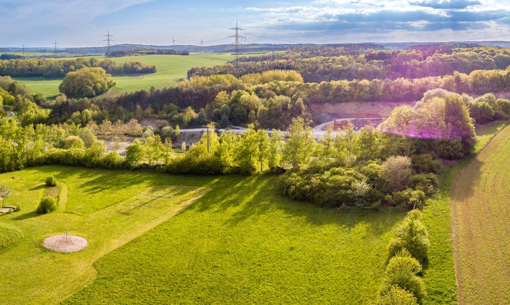 Luftaufnahme Höhlenzentrum